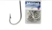 Mustad 7766D Duration Tarpon Fishing Hooks Size 6/0 - 25 pack
