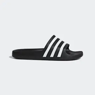 【adidas 愛迪達】Adidas Adilette Aqua 男女 運動 涼鞋 拖鞋 休閒 舒適 輕量 愛迪達 黑白(F35543)