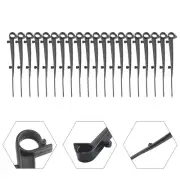 Maintain Clean And Clear Gutters With Gutter Brush Clips 20pk Black