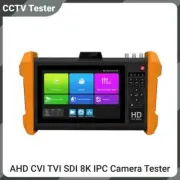 CCTV Tester Monitor 7inch 8MP SFP TVI AHD CVI CVBS CCTV Security Camera Tester