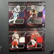 2024 Panini Zenith PENIX JR., Mahomes, Worthy, And. Lamb 4 Card Z Jersey Lot