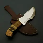 Premium Custom Handmade D2 Steel Tracker Knife with Sheath