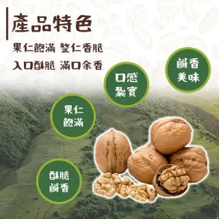 【西域果園】新疆紙皮核桃500g(新疆185紙皮核桃 可手撥殼 6入)