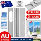 2/3x For Portable Air Conditioner Window Slide Kit Plate + Screws