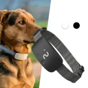 White training anti bark collar vibrate sound barking NEW Compact Dog Black
