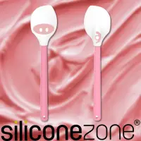 在飛比找momo購物網優惠-【Siliconezone】施理康耐熱矽膠粉紅小豬奶油清潔鏟