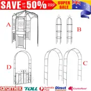 Metal Arbour Rose Arch Garden Climbing Plant Frame Gate Romantic Pergola Wedding