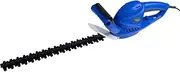 Electric Hedge Trimmer Garden Trimmer Plug-in Hedgerow Machine, Home Fence Trimmer with Power Cord, Safety Double Switch Lawn Mower (Color : Blue, Size : 10m Power Cord)