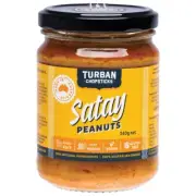 TURBAN CHOPSTICKS Curry Paste Satay Peanuts 240g