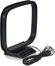 Bingfu AM FM Antenna Loop with 3-Pin Mini Connector AM Antenna for Pioneer Oenon Sony Bose Sherwood Stereo AV Receiver Systems