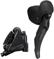 Shimano GRX ST-RX610 Shift/Brake Lever with BR-RX400 Hyd Disc Brake Caliper -