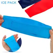 Reusable Hot And Cold Ice Pack Gel Wraps For Injuries Joint Pain Muscle Sorenes.