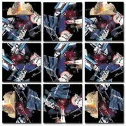 Space Shuttle B. Dazzle Scramble Squares 9 Piece Puzzle