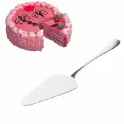 Premium Stainless Steel Silver Cake Shovel, Pizza Cutter Server Baking Tool, NEW