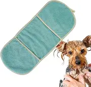 Dog Bath Towel - Quick Drying Dog Grooming Towels - Microfiber Pet Washcloth Quick Drying, Ultra Absorbent Microfiber, Comfortable Hand Pockets for Cats and Other Pets