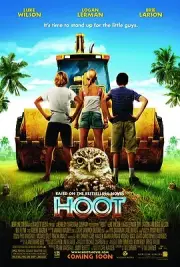 Hoot movie poster : Luke Wilson, Logan Lerman, Brie Larson - 11 x 17 inches
