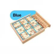 Sudoku Crosswords Wooden Educational Digits Inference Logic Games Blue