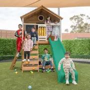 Lifespan Kids Warrigal Cubby House - Green Slide