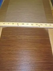 Wenge composite wood veneer sheet 37" x 9" with paper backer 1/40" thickness
