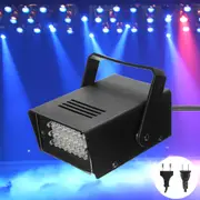 Mini 24LED Blue Flashing Strobe Party Stage Light Disco Club DJ Effect Lighting AC220V 7757 US PLUG