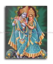 Lord Krishna Radha poster 8x10" print bedroom design dorm room