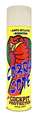 Cobra Cote Vanilla Automotive Vinyl Protection Anti Static Formula 250G Aerosol