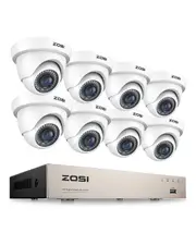 ZOSI 8CH HD Camera 1080P TVI DVR Video Home Outdoor CCTV Security System 3000TVL