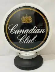 NEW Petrol Bowser Globe and Base Canadian Club illuminated sign