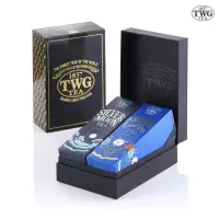 在飛比找momo購物網優惠-【TWG Tea】時尚茶罐雙入禮盒組 法式伯爵茶100g+銀