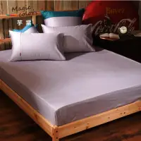 在飛比找momo購物網優惠-【LITA麗塔寢飾】台灣製 60支精梳棉 素色 床包 Mag