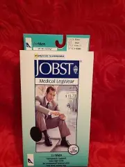 JOBST Mens Knee Hi CT Socks 20-30mmHg Black Small New In Box