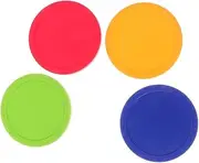 SUPVOX 4Pcs Air Hockey Pucks Replacement for Tabletop Ice Hockey Games Easy to Recognize Game Table Accessories Compatible with