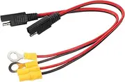 COSMEVIVI 2pcs SAE Connector Quick Disconnect Plug for Solar Panel Extension Cable Motorcycle Tractor Rv Yacht User Friendly Durable Material Secure Connection Easy Installation