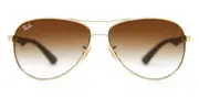 Ray-Ban Tech Ray-Ban RB8313 Carbon Fibre 001/51 Men's Sunglasses Gold Size 61