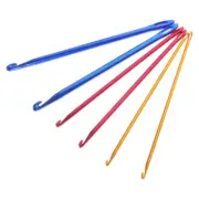 6 Pcs Crochet Hooks Accessories Ergonomic Crochet Hooks Knitting Set Beginners