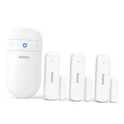 Door Chime with Adjustable Volume –Wireless Entry Alert 1 Receiver+3 Sensor