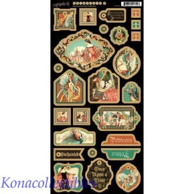 Graphic 45 Enchanted Forest Chipboard #2 Deco New!