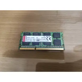 良品 筆電 Kingston 金士頓 DDR3 1600 8G 8GB SO-DIMM 筆記型電腦 NB 記憶體 RAM