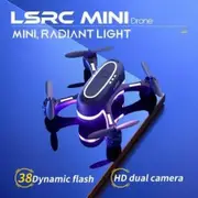 2022 Newest LSRC Rainbow Mini Drone 720P HD Dual Camera WIFI FPV Hight Hold One Key Return Quadcopter RC Dron Kid Gifts