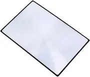 CAQYPVH Page -Magnifying Glass PVC 7.1 X 4.7 Inch 3X Magnification for Reading Magnifying Lenses for Books Bills Maps