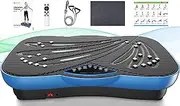 Fitness Machine Whole Full Body Shape Exercise Machine Vibration Plate Fit Massage Workout Trainer Vibration Platform Machine,Max User Weight 330lbs
