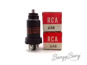 2 Vintage RCA 6A8/VT-151 Pentagrid Converter Heptode Audio Vacuum Tube Valve- Ba