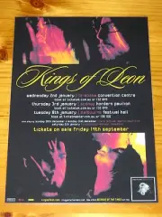 KINGS OF LEON - 2008 Australia Tour - Because Of The Times - Laminated Poster