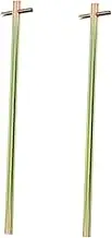 ABOOFAN 2pcs Emergency Elevator Door Key With Long Handle 7-a300mm Galvanized Iron Triangle Key For Lift Access Heavy-duty Elevator Maintenance Tool