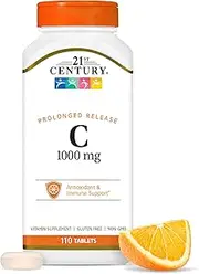 21st Century C 1000 mg Prolonged Release Tablets, 110 Count