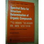 二手原文參考書_TABLES OF SPECTRAL DATA FOR STRUCTURE DETERMINATION