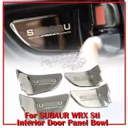 Fit For SUBARU WRX Forester Outback Interior Door Panel Bowl Cover Trim Silver (for: Subaru)