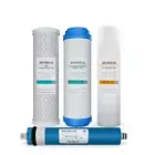 4 Stage Reverse Osmosis FULL Replacement Water Filter Kit with 50 GPD Membrane