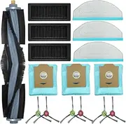 [YERXPAFT] Replacement Accessories for ECOVACS by Yeedi Cube Robot Vacuum Main Side Brush Filter Mop Pad Dust Bag Parts（Activated Carbon Upgrade Filter）