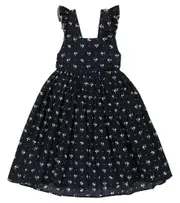[Paade Mode] Paade Mode Ruched floral cotton dress Y 6 black